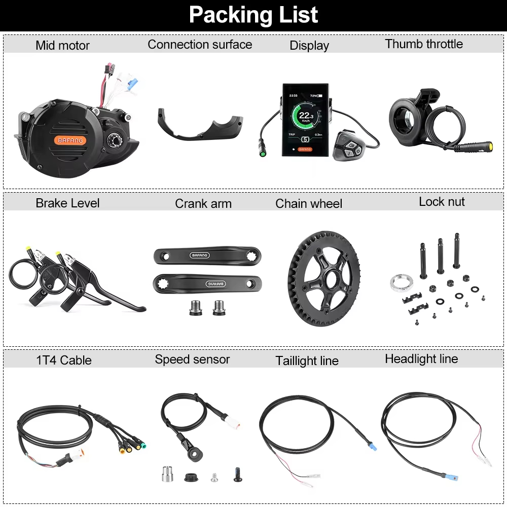 Bafang M620 G510 48V 52V 1000W – Mid Drive Motor Kit 52V 1000W recenzja i cena