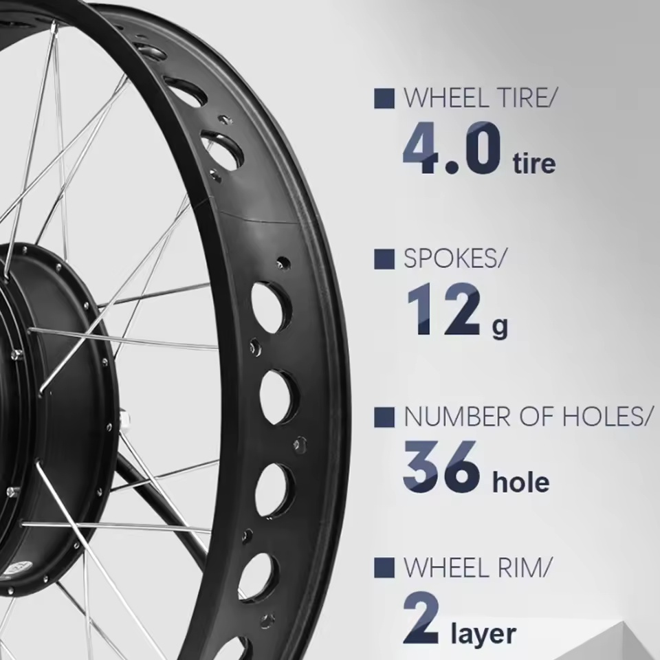 Zestaw do konwersji roweru na  – Fat Tire Ebike Conversion Kit 2000W recenzja i cena